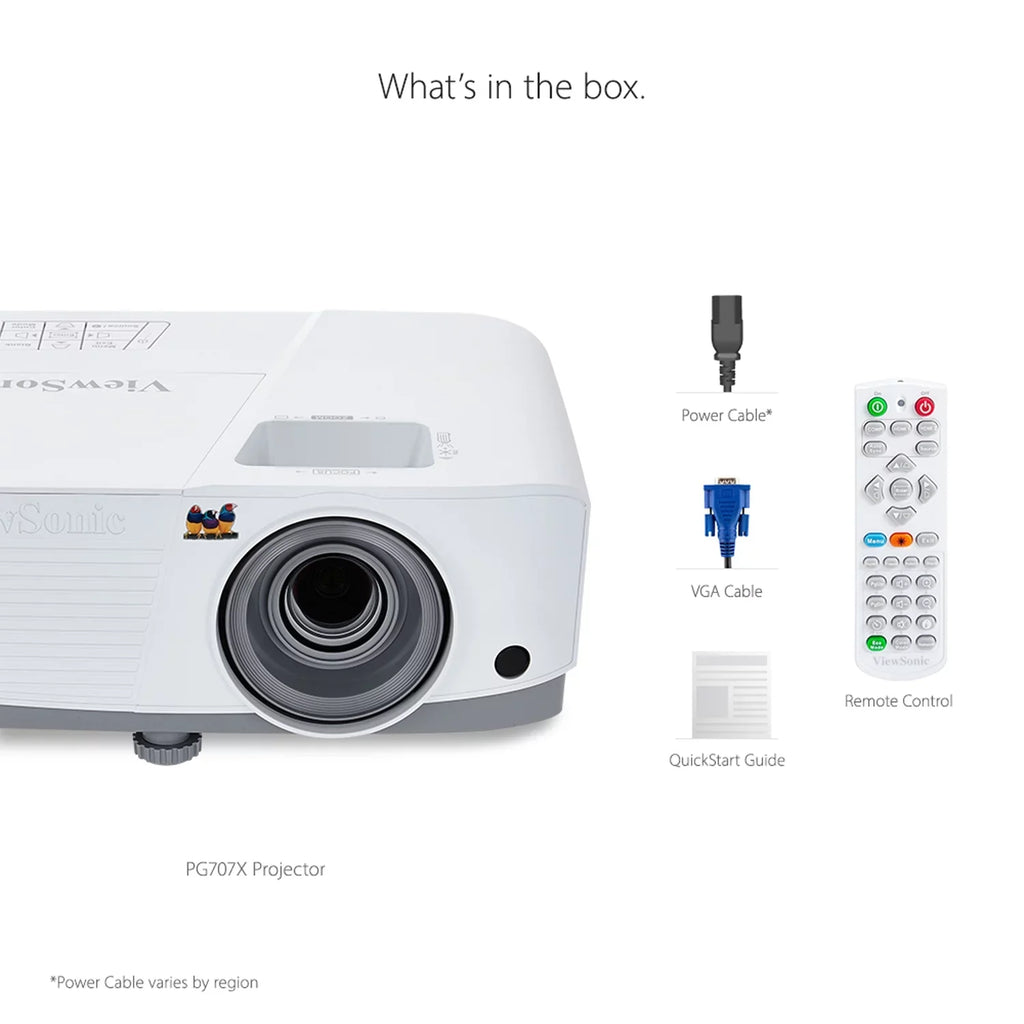 ViewSonic   4000 Lumens Projector Horizon and Vertical Keystone for Home and Office (Pre-Owned)
