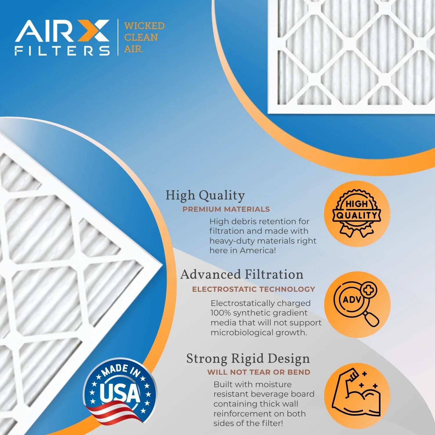 24x36x1 Air Filter  11 Comparable to  1000,  1200 &  7 Electrostatic Pleated Air Conditioner Filter 6 Pack  Premium  Made 24x36x1 Furnace Filters by     .