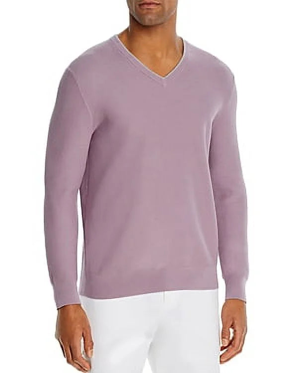 Bloomingdale's  Textured Birdseye Classic Fit -Neck Sweater,  -Large