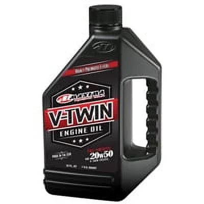Maxima 30-11901 Full Synthetic -Twin Engine Oil - 20W50 - 1qt.