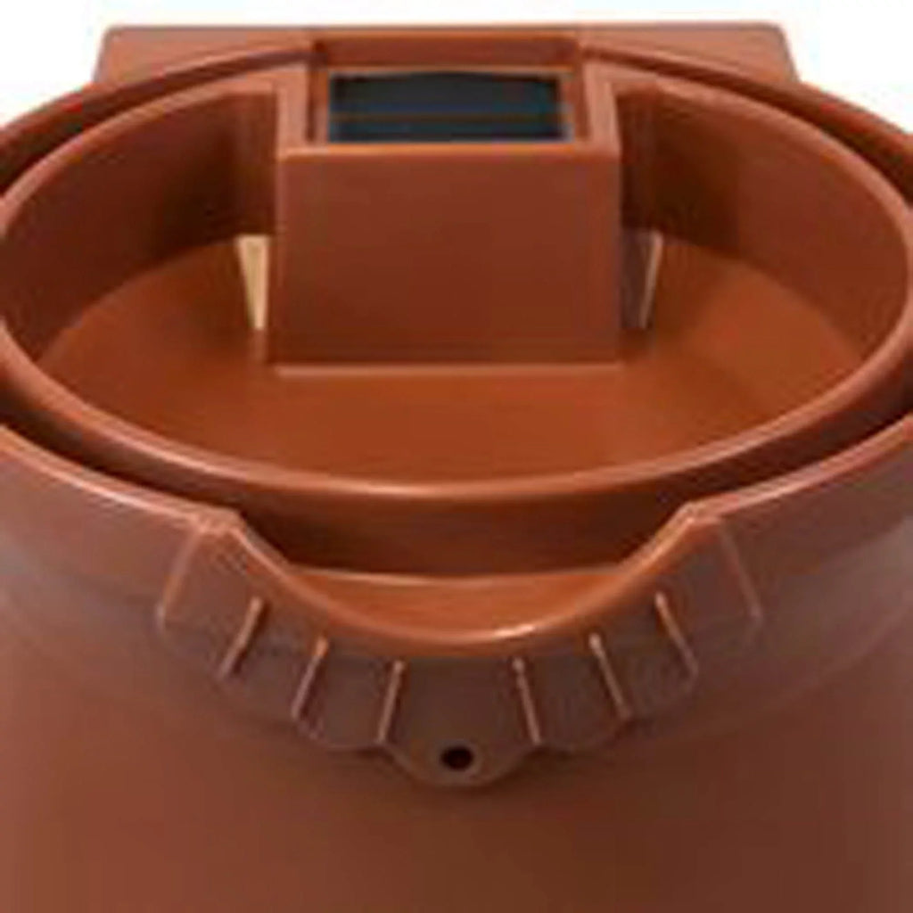 Good Ideas Rain Wizard 50 Gallon Rain Barrel Water Collector Urn, Terra Cotta