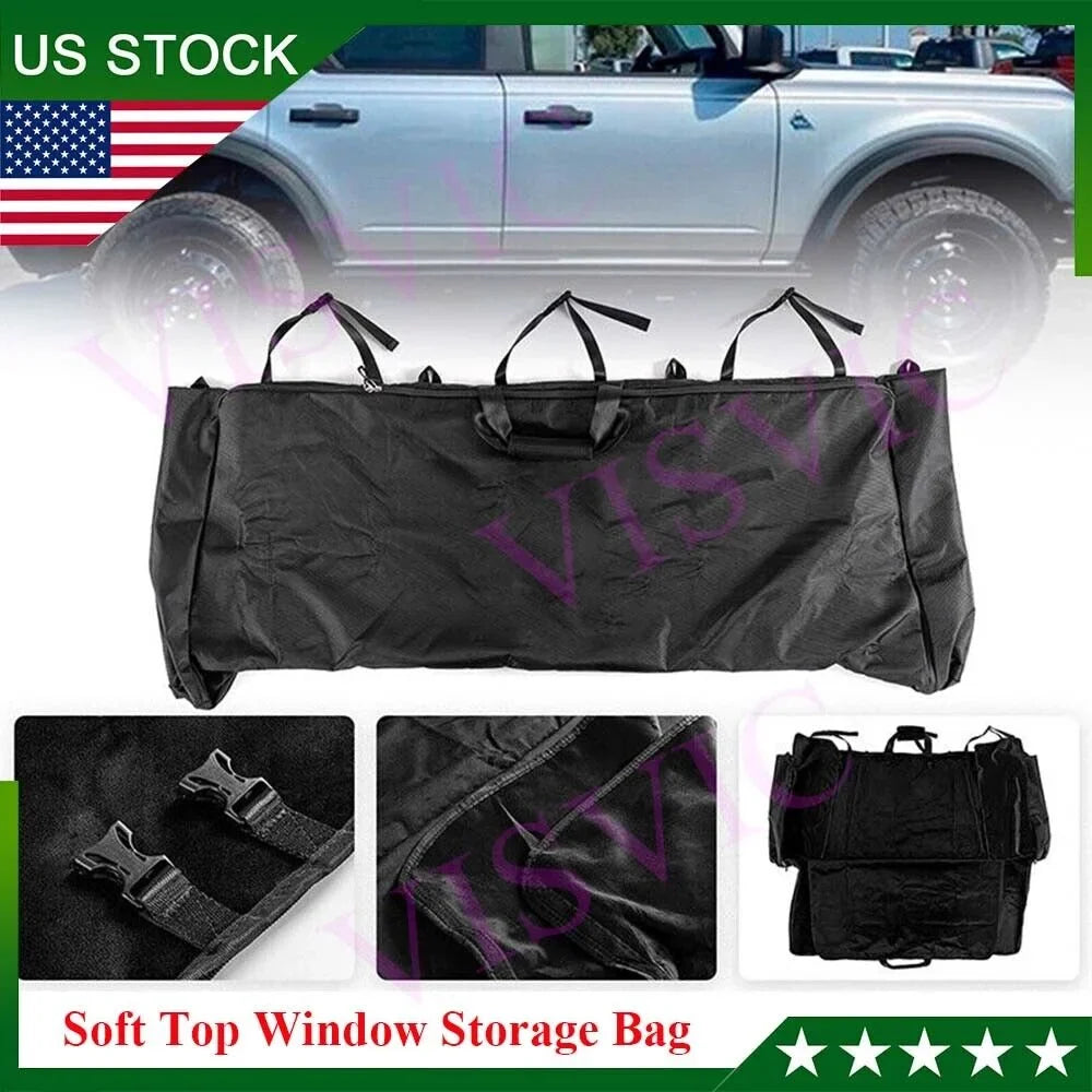 Soft Top Window Storage Bag For Ford Bronco Accessories 2021-2023