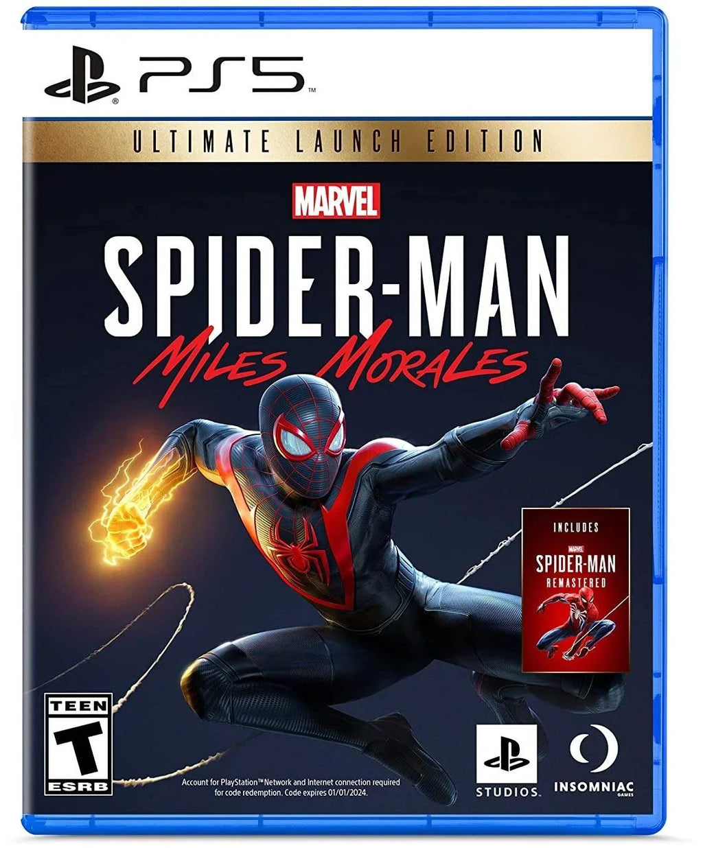 Sony Playstation 5 Disc Version (Sony  Disc) with Midnight Black Extra Controller, Marvel's Spider-Man: Miles Morales Ultimate Launch Edition and Microfiber Cleaning Cloth Bundle