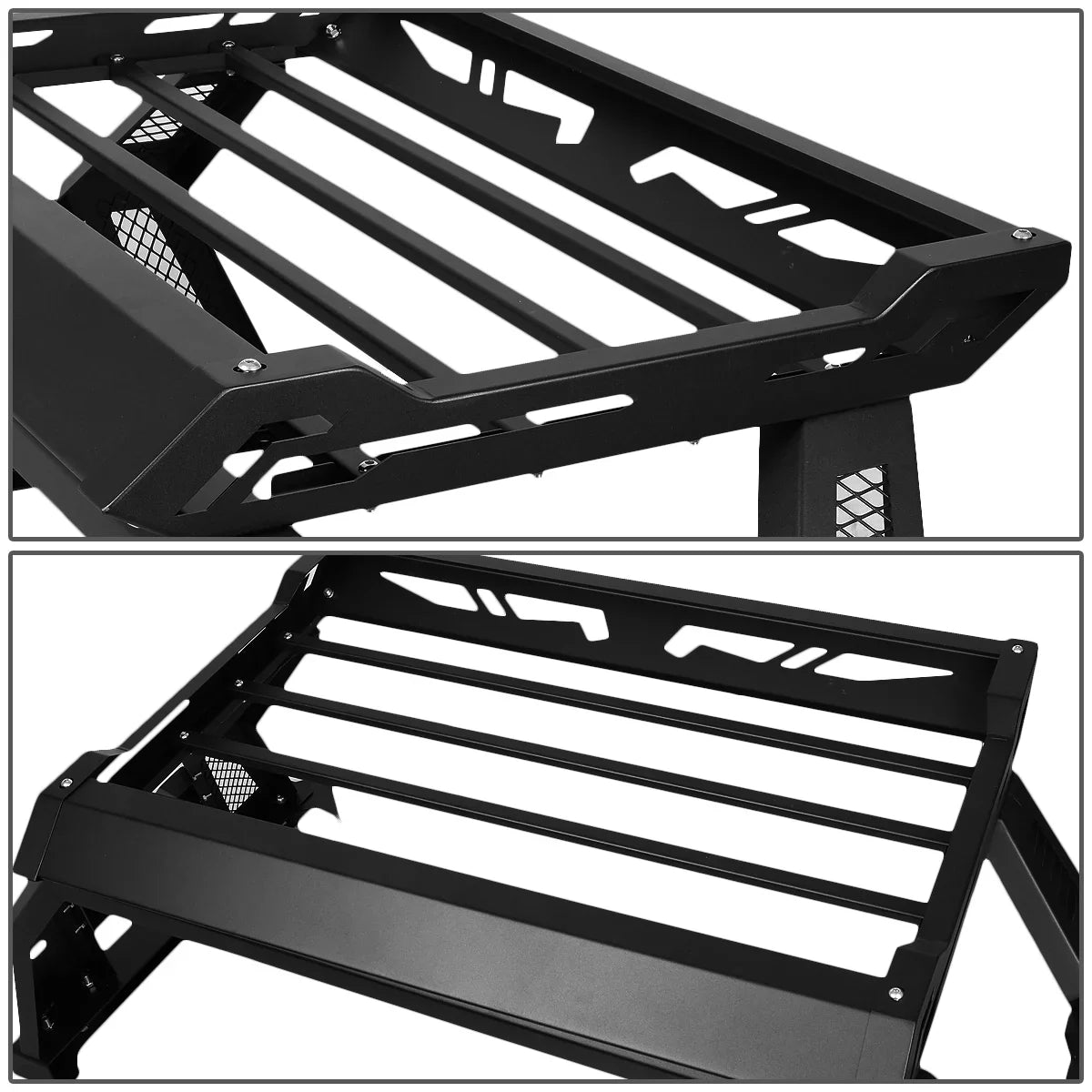 Motoring -007 For 2007 to 2018 Toyota Tundra Square Style Offroad Truck Bed Roll Bar+Cargo Box 08 09 10 11 12 13 14 15 16 17