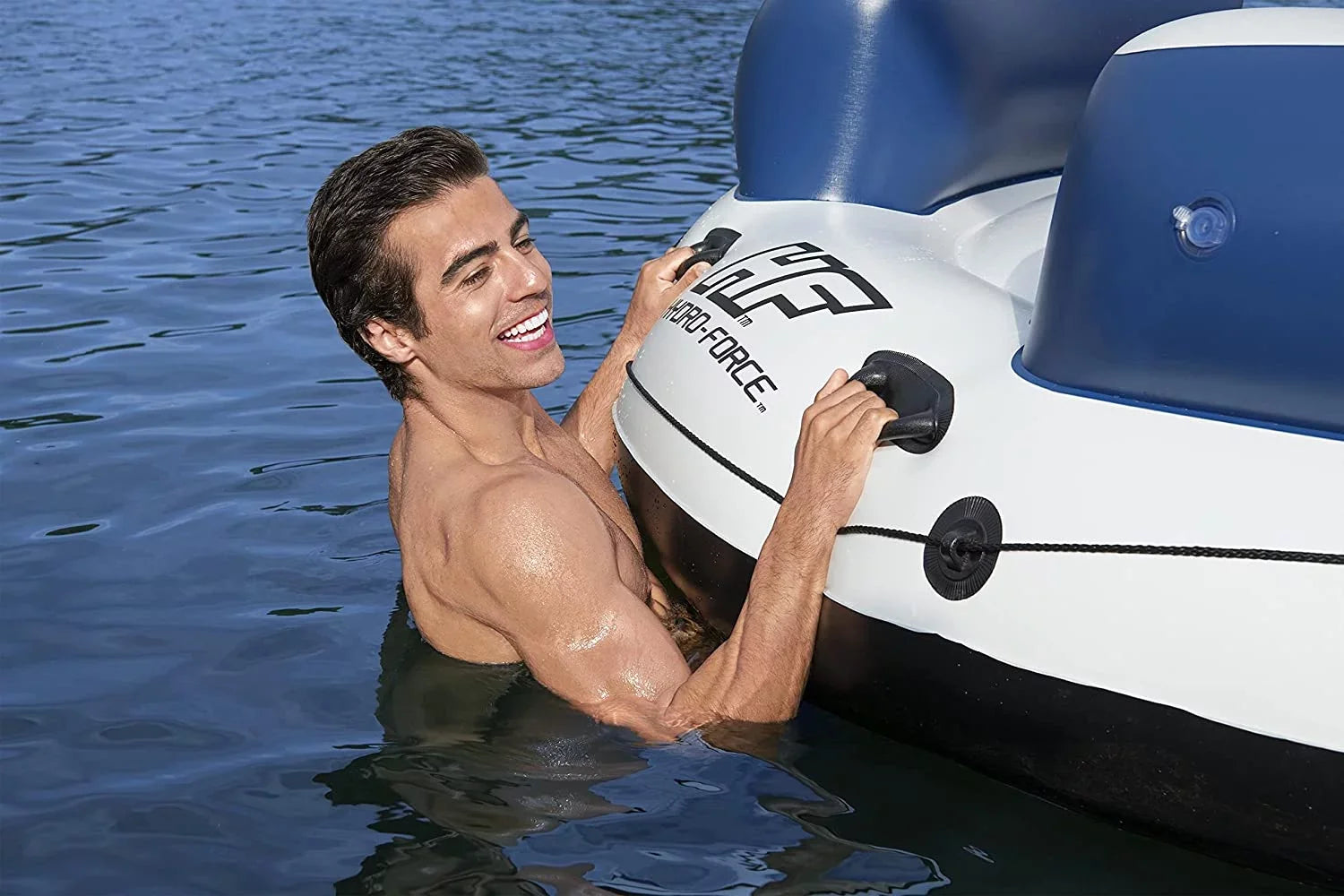Hydro-Force Lazy DayZ 4-Person Inflatable Party Island