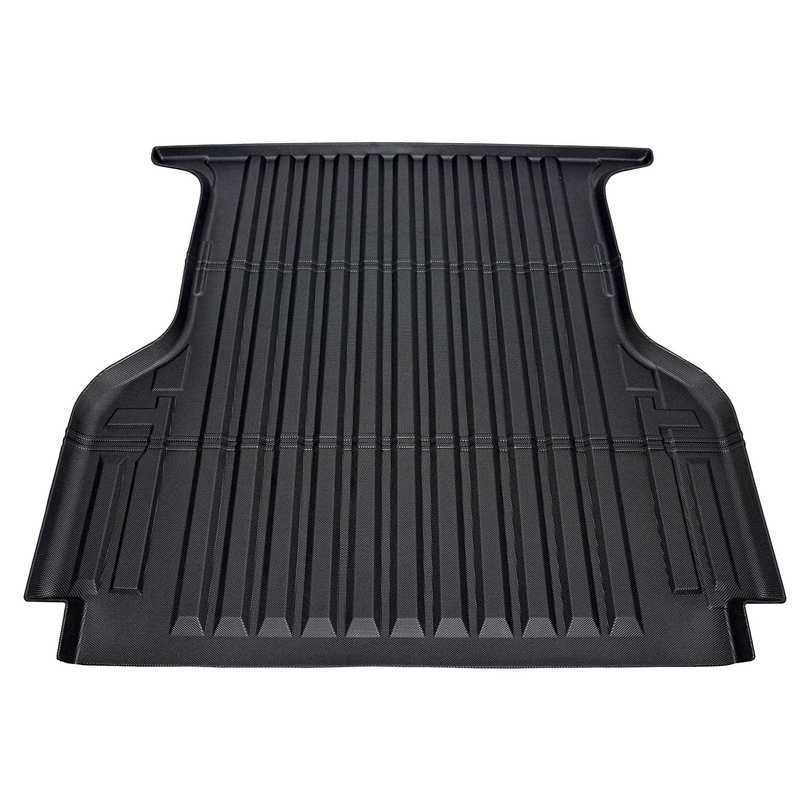 Ikon Motorsports Truck Bed Mat Compatible With 2019-2024 Ford Ranger Super Crew Cab 5Ft Short Bed, Black Rear Storage Floor Liner  Cargo Guard All Weather 3D Heavy Duty Trunk Flooring Protector