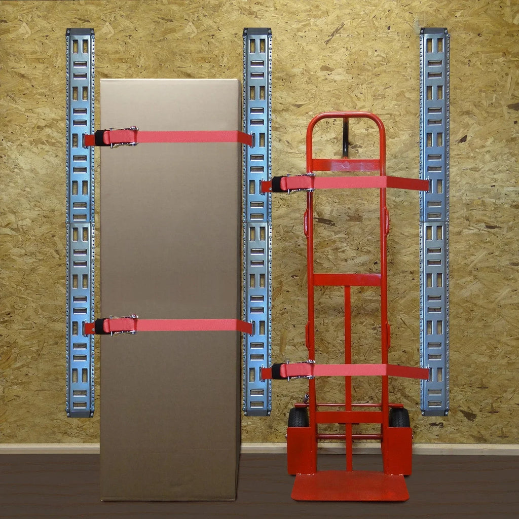 '- Fast-Track -Track 32 Inch 2-Pack  Galvanized Steel Horizontal Vertical, Logistic Tie-Down for Pickups, Trucks, Trailers