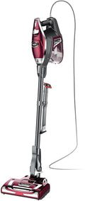 Rocket Pet Plus Corded Stick Vacuum with  Headlights,  Dust Cup, Lightweight, Perfect for Pet Hair Pickup, Converts to a Hand Vacuum, with (2) Pet Attachments, Bordeaux/Silver