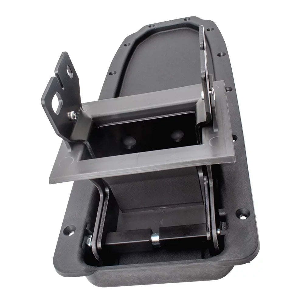 Brock Replacement Dark Gray Full Center Console Armrest Repair Kit Base & Hinges Compatible with 04-11 Ranger Pickup Truck 3L5Z10047A20AAD