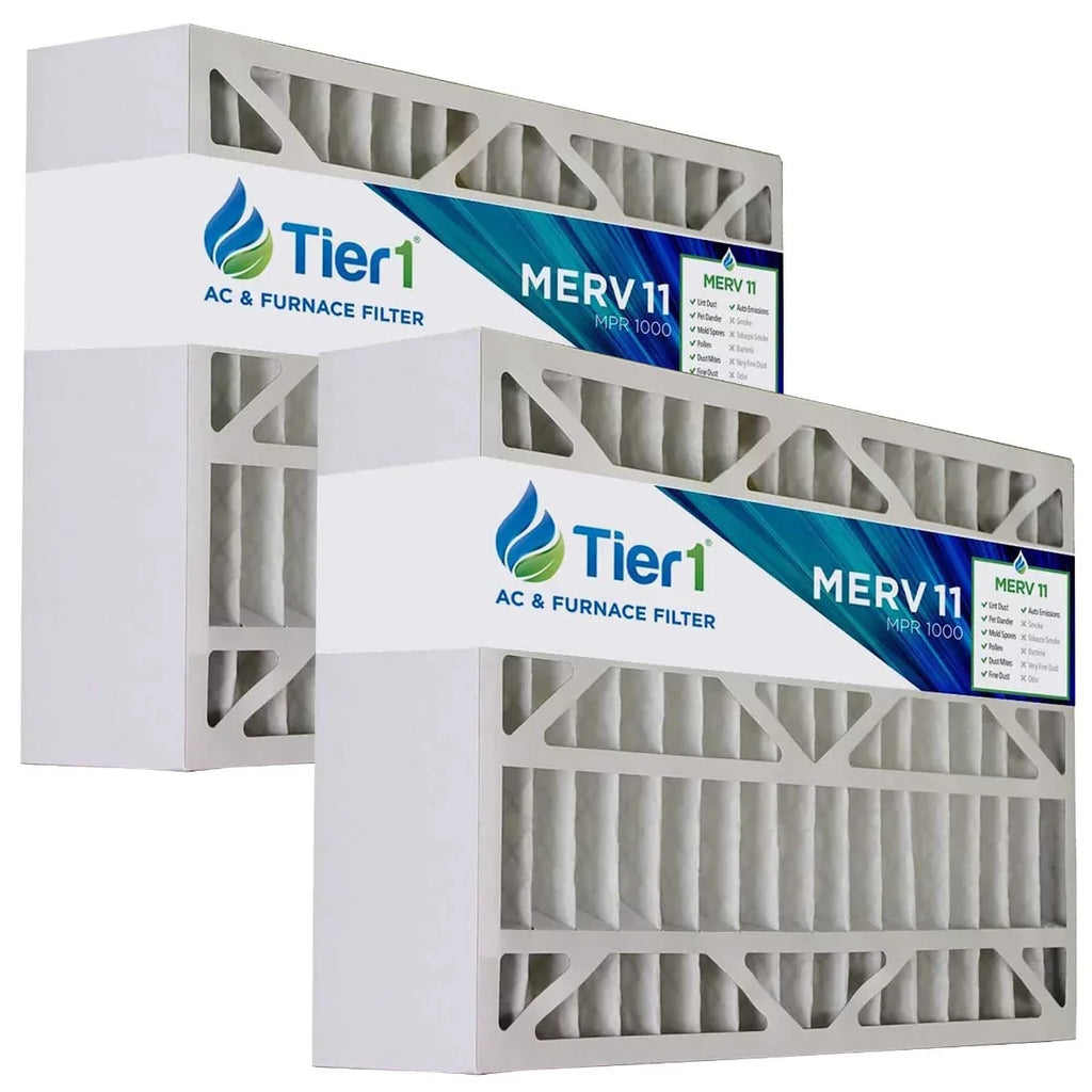 Tier1 16x25x5 Merv 11 Replacement for Honeywell   Furnace Filter 2 Pack