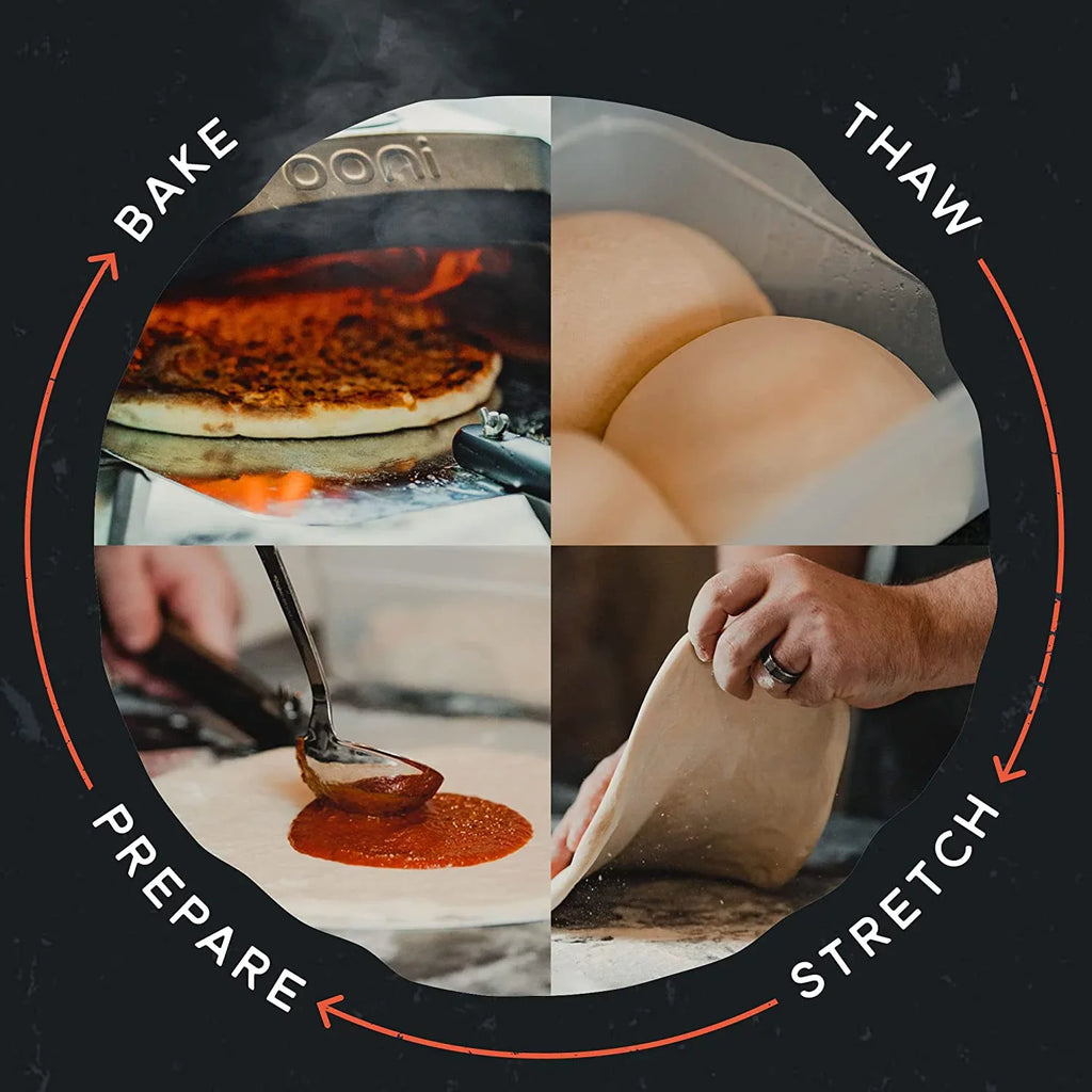 Pizza Dough – 20 x 10 oz Frozen Pizza Dough Balls – Perfect Pizza Oven Accessories for 12-inch Pizzas – Fresh  Style Pizza – Works in Pizza Oven and Conventional Oven