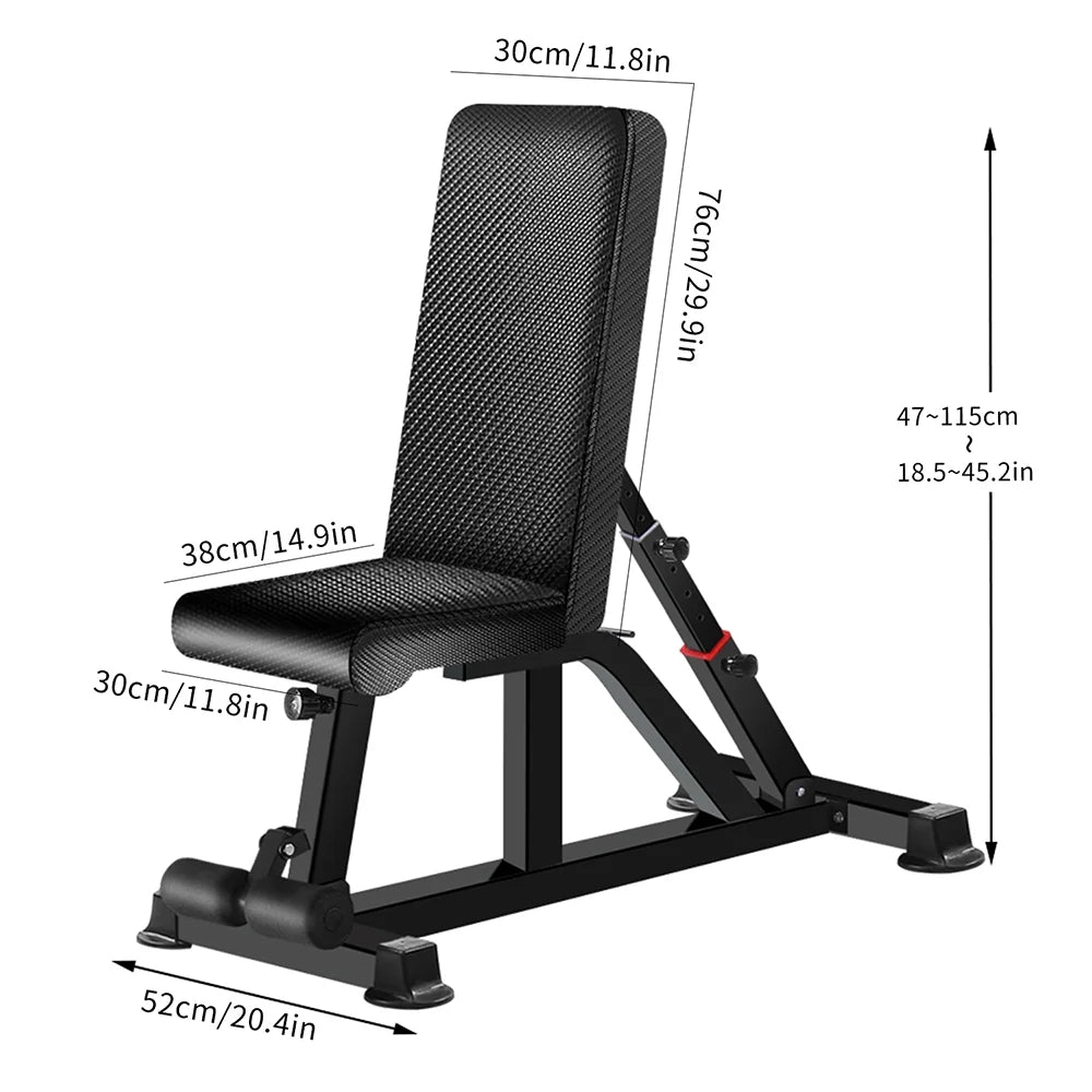 Adjustable Weight Bench, Exercise Dumbbells Bench for Full Body Workout,Foldable Workout Bench for Home Gym 700LB