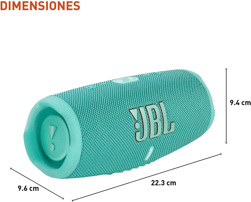 Open Box  Charge 5 Teal Bluetooth Speaker