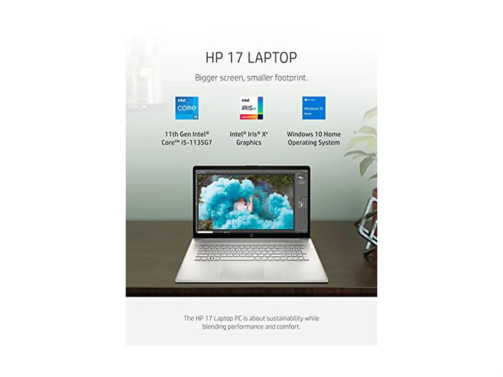 17 Laptop, 11th Gen Intel Core i5-1135G7, 8  , 256   Storage, 17.3-inch + Display, Windows 10 Home, Anti-Glare Screen