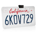 '- Concealed License Plate Backup Camera with Night Vision and Active Parking Lines (Black)