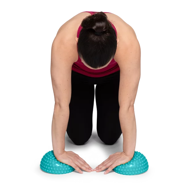 Aligned Life Domes (Pair) - Textured Balance Pods - Stability and Balance Training Equipment - Sensory and Self-Massage Tools - by Lauren Roxburgh