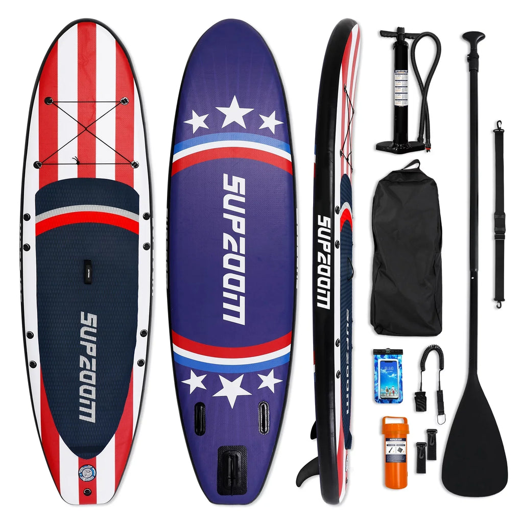 Big Star Inflatable 10'6×32"×6"  for All Skill Levels Everything Included with Stand Up Paddle Board, Paddle, Hand Pump,  Travel Backpack, Leash, Waterproof Bag, Repair Kit