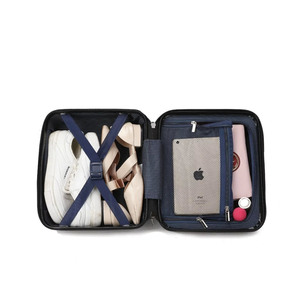 Collection Tulum 2 Piece Luggage Set with Spinner Wheels and Expandable Handles by Mia .